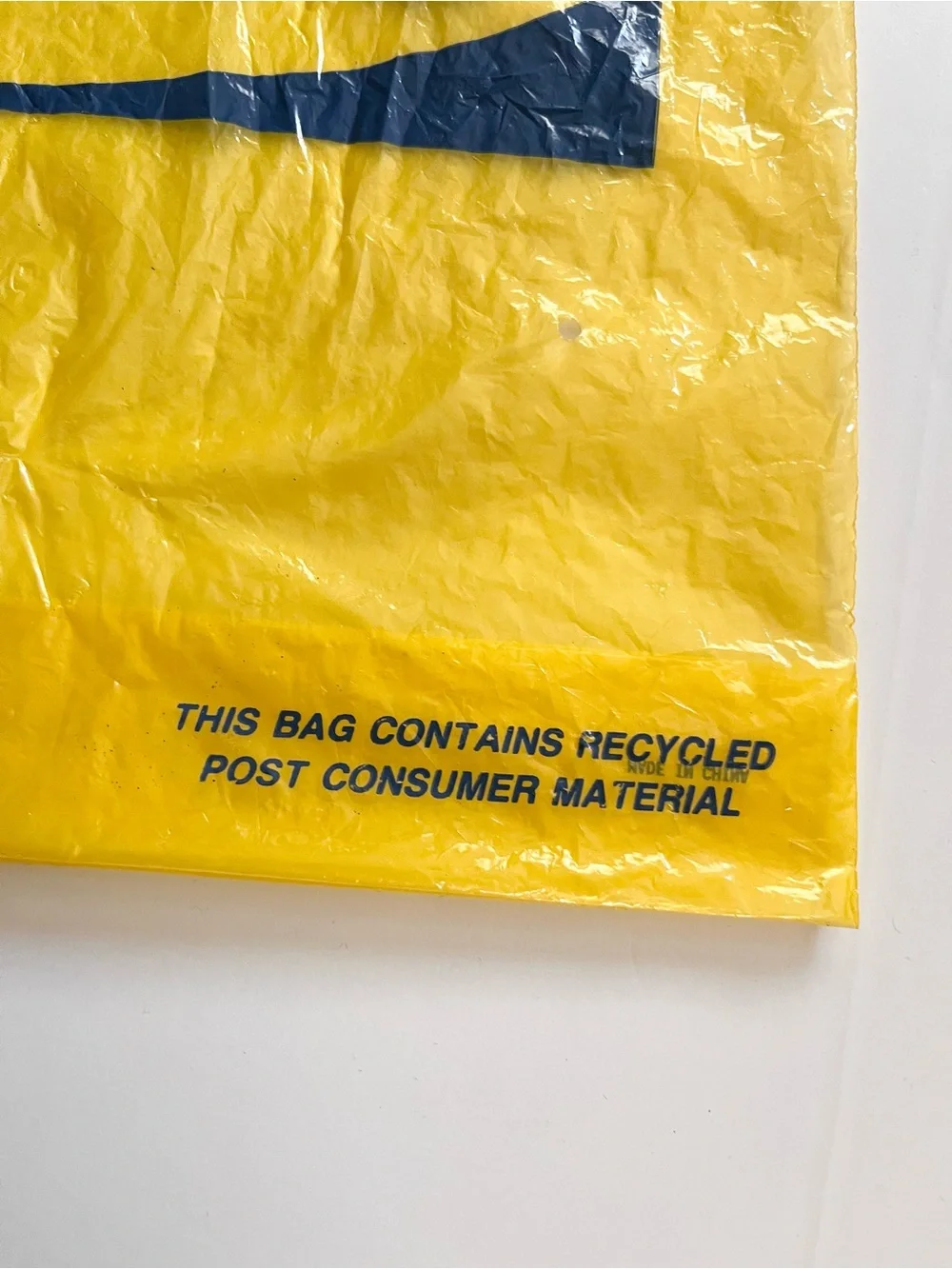IKEA vintage yellow blue bag